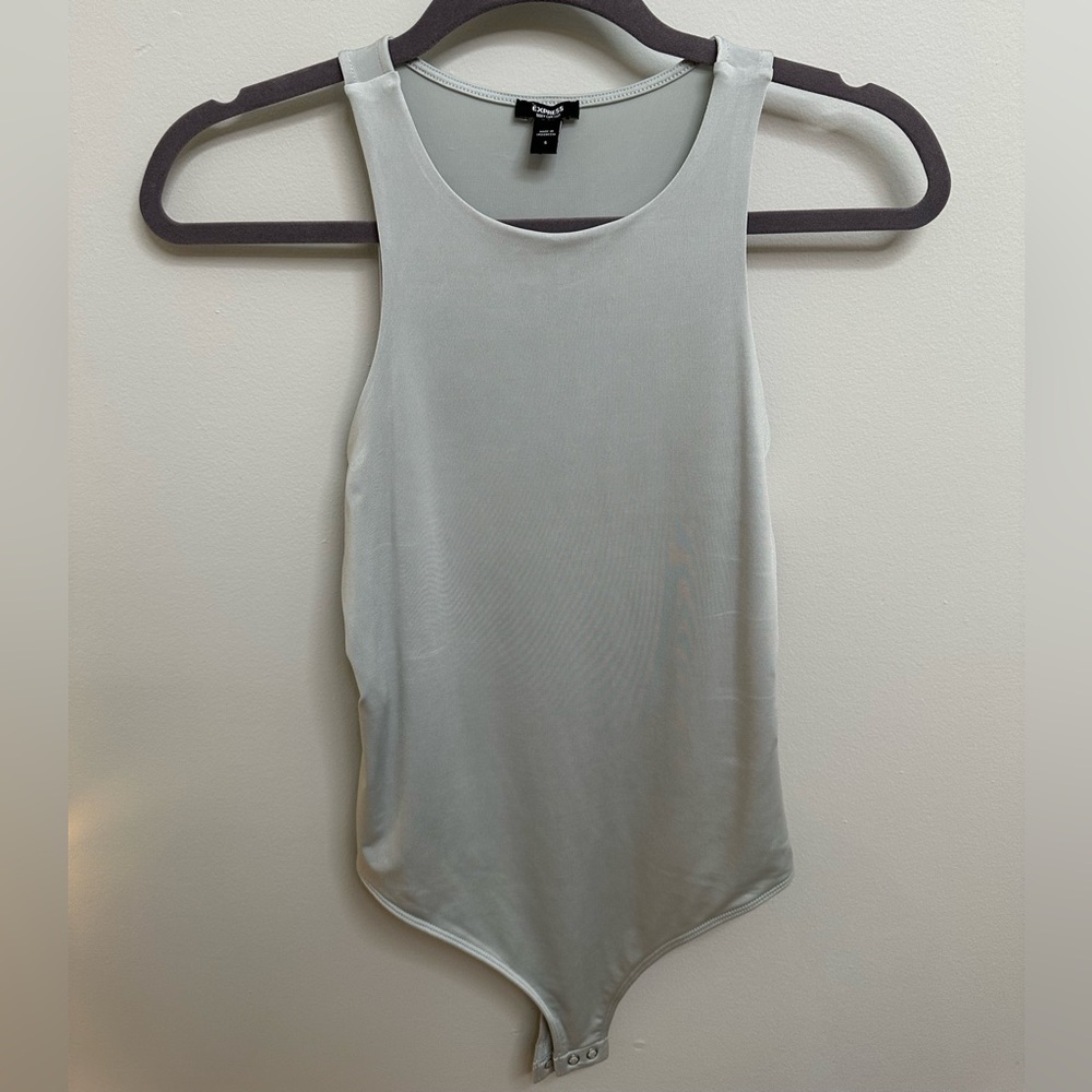 Express Light Gray Bodysuit